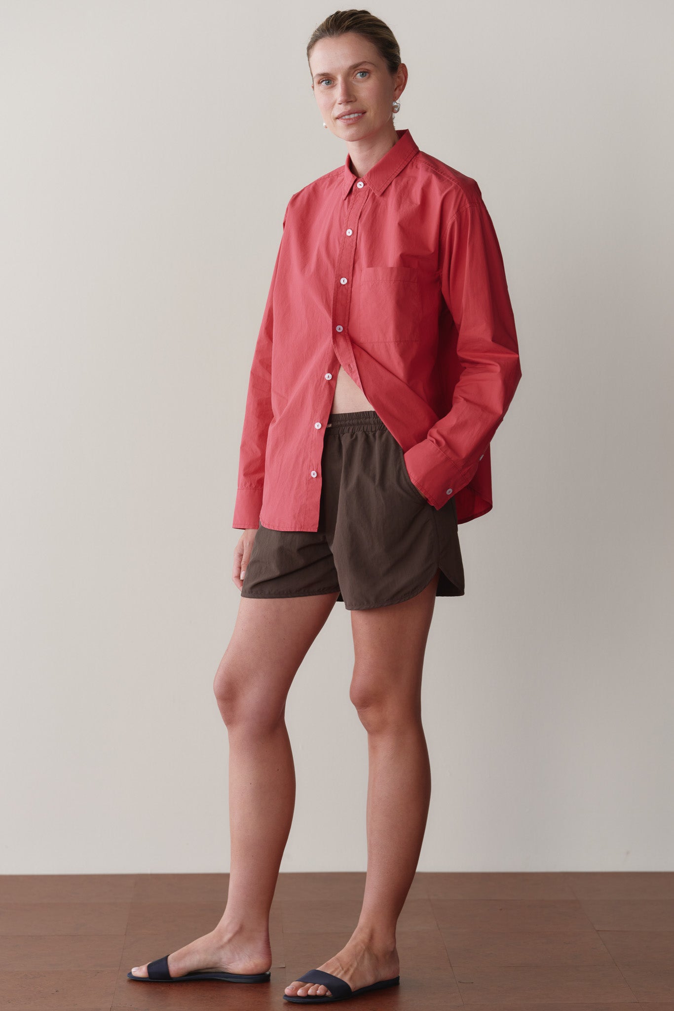 DONNI The Nylon Short - Espresso