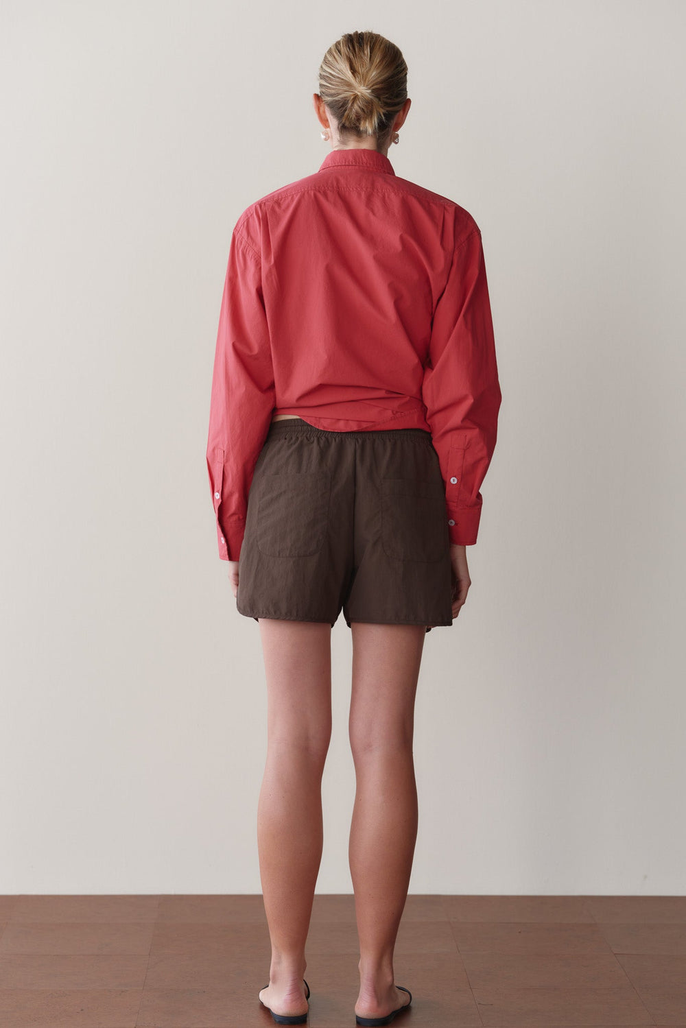 DONNI The Nylon Short - Espresso