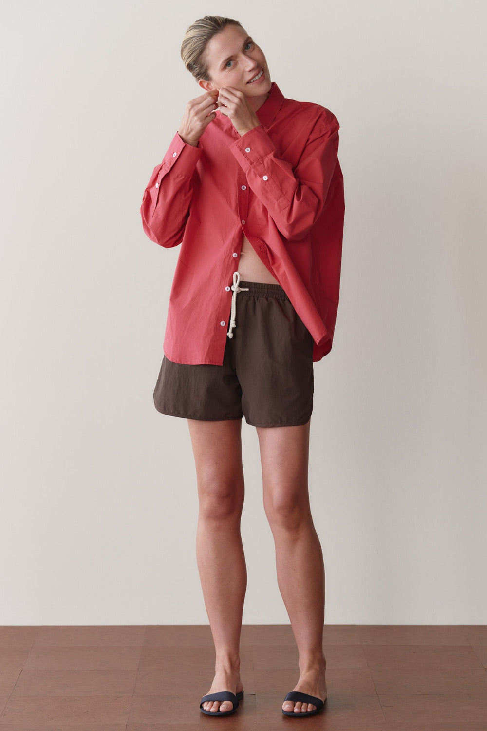 DONNI The Nylon Short - Espresso