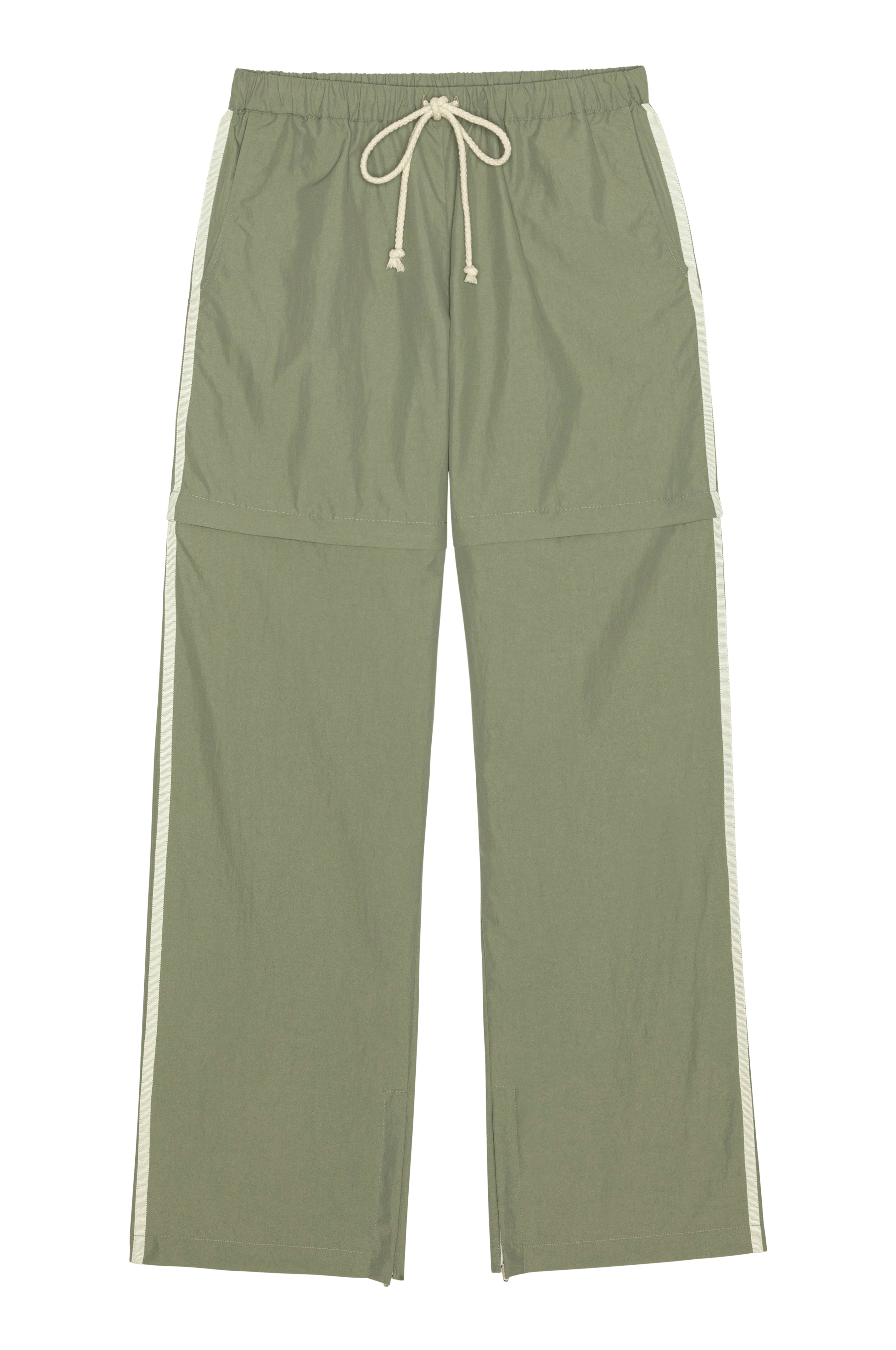 DONNI The Nylon Zip Pant - Sage