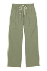 DONNI The Nylon Zip Pant - Sage