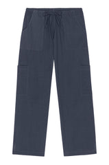 DONNI The Pop Drawstring Cargo Pant - Midnight