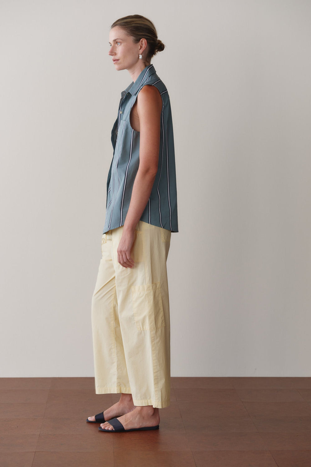 DONNI The Pop Drawstring Cargo Pant - Butter