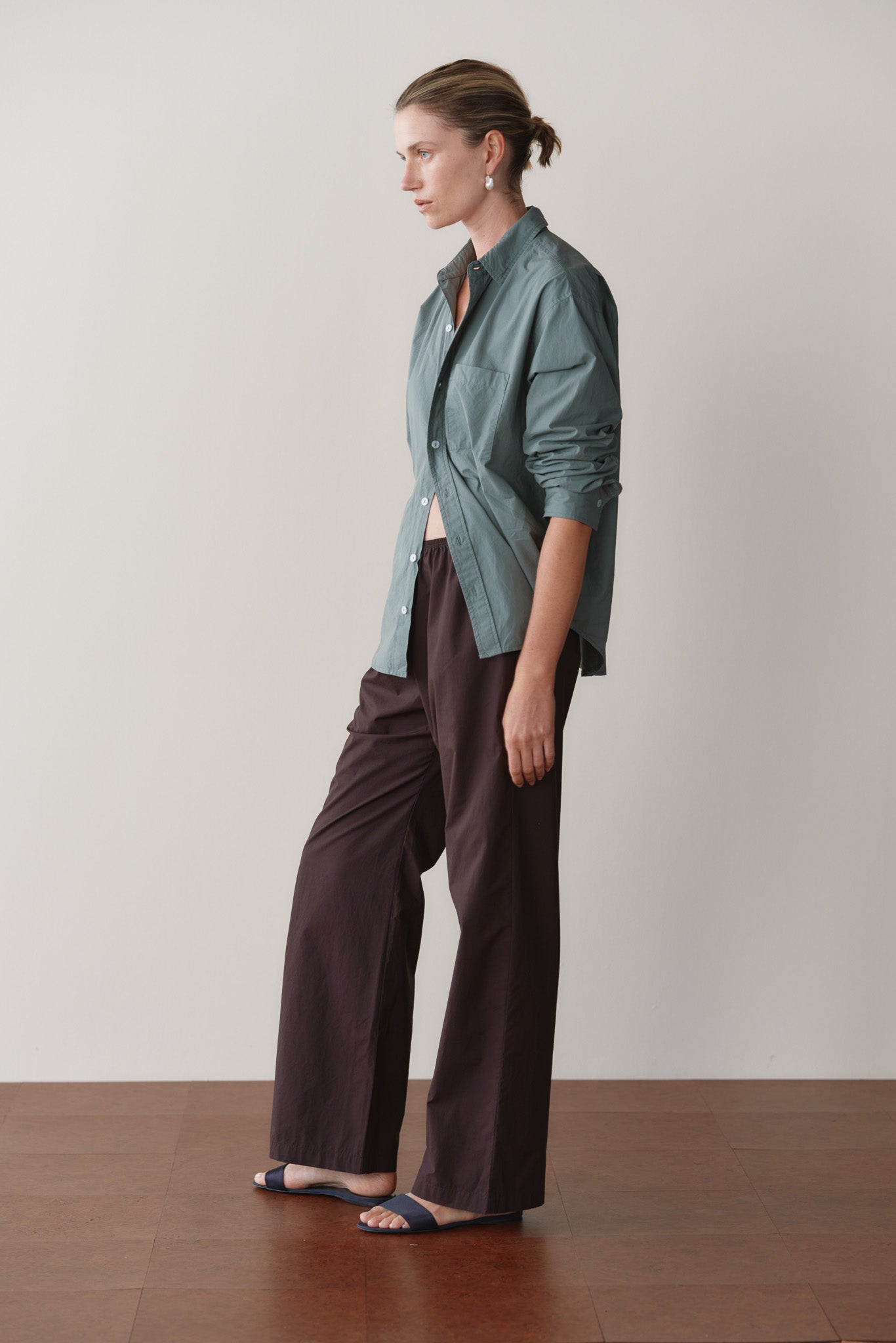 DONNI The Pop Simple Pant - Espresso