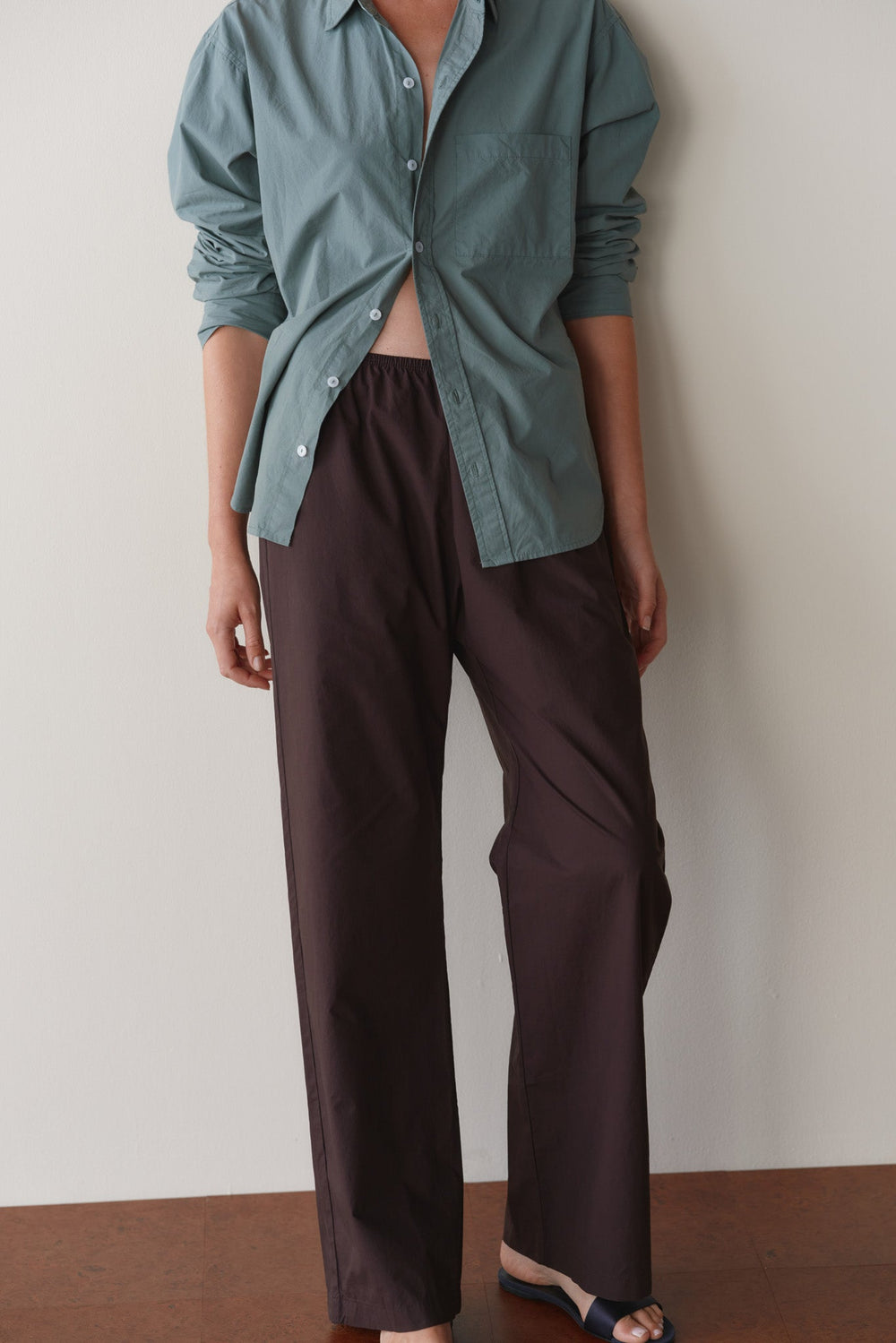 DONNI The Pop Simple Pant - Espresso