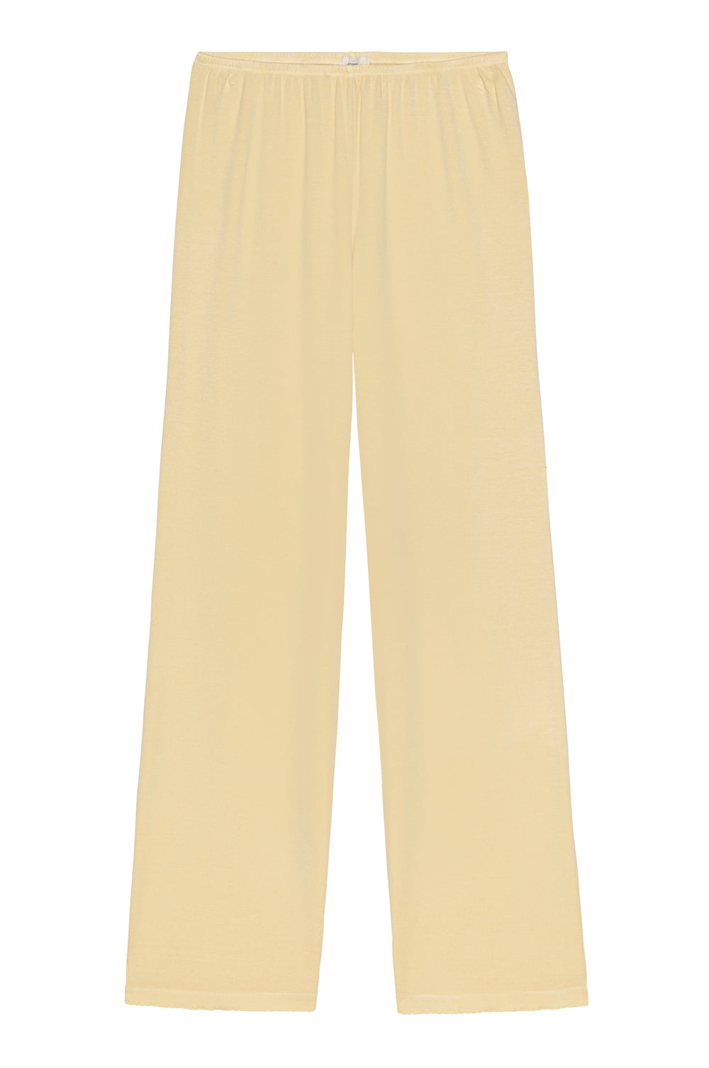 DONNI The Baby Rib Scallop Pant - Butter