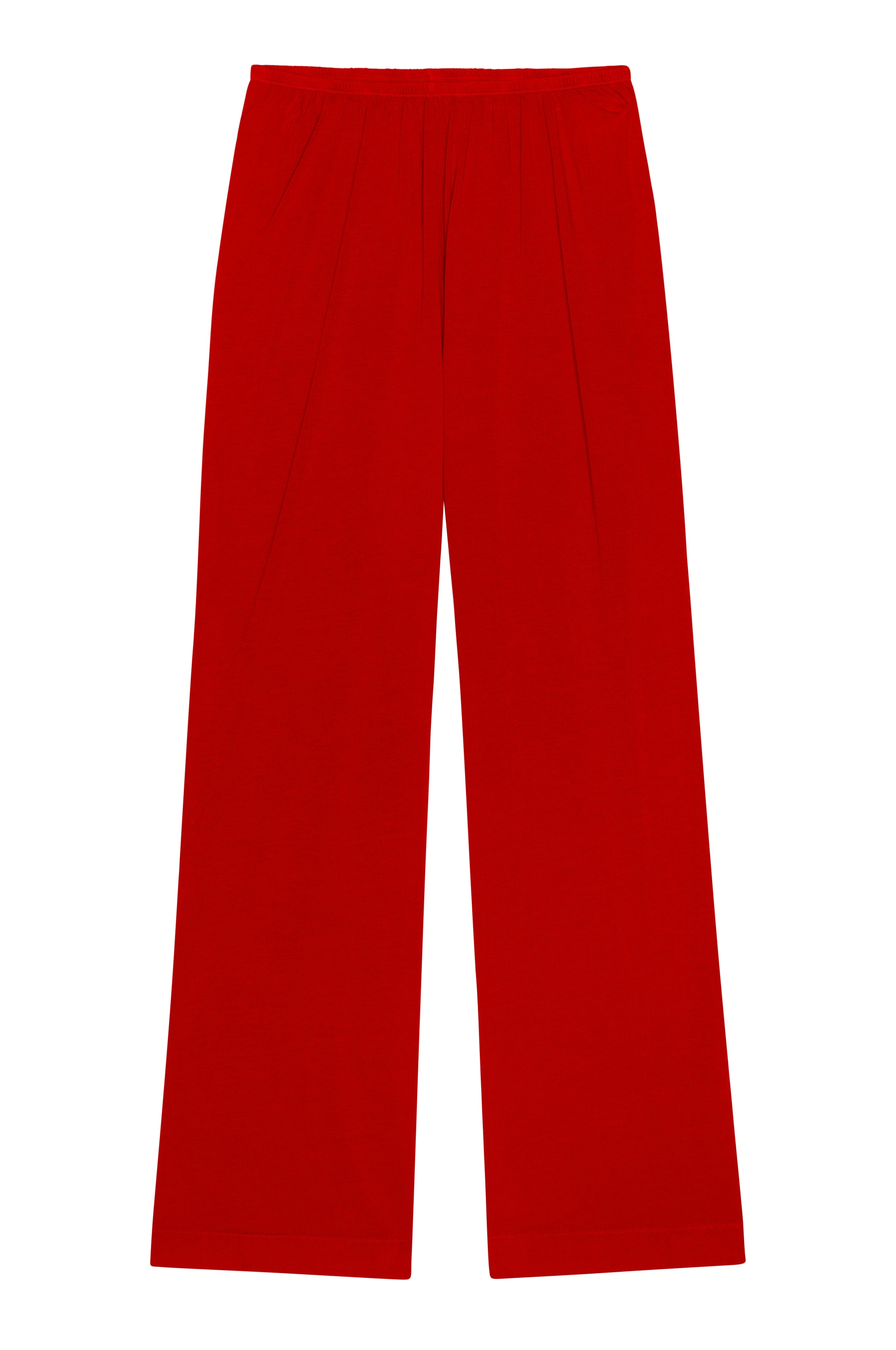 DONNI The Jersey Simple Crop Pant - Bell-Pepper