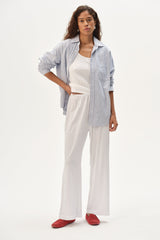 DONNI The Jersey Simple Crop Pant - Powder