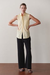 DONNI The Jersey Simple Crop Pant - Jet