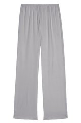 DONNI Heather Grey Baby Rib Scallop Pant - Heather-Grey