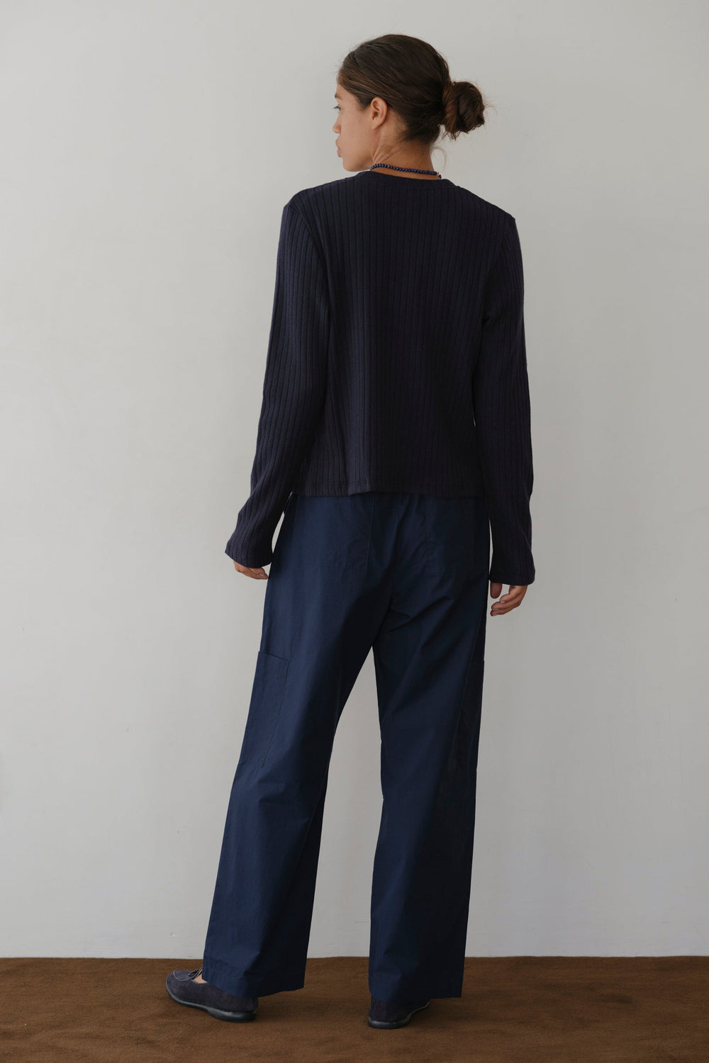 DONNI The Pop Drawstring Cargo Pant - Navy