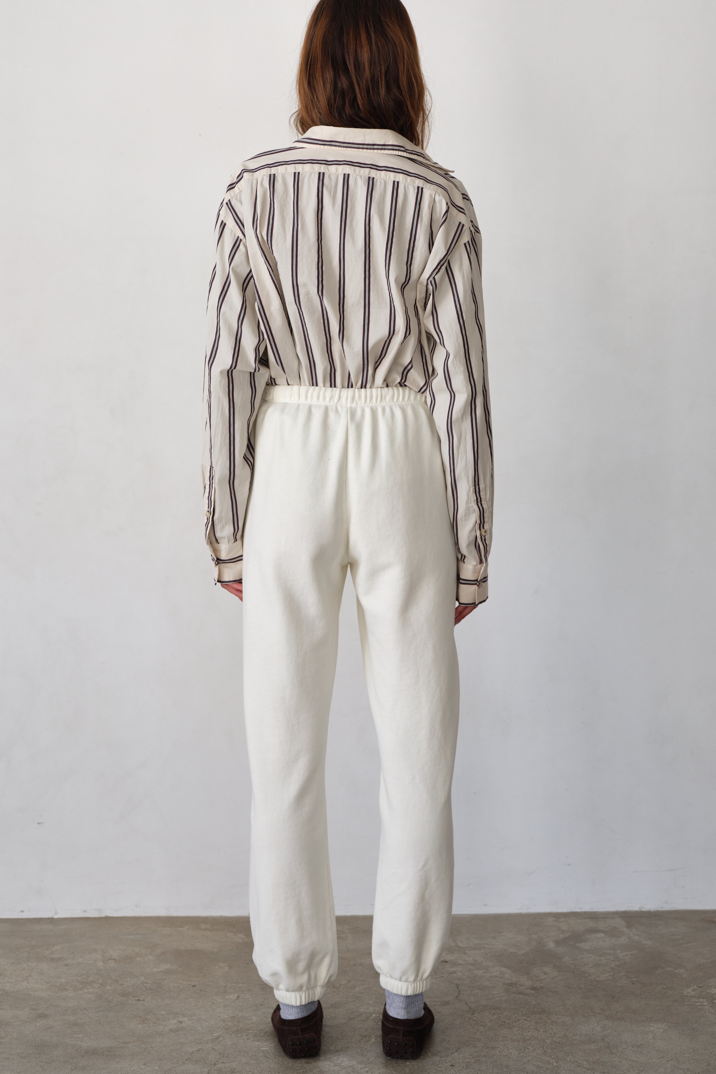 DONNI Creme Eco-Terry Sweatpants - Creme