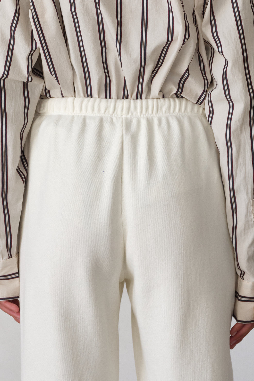 DONNI Creme Eco-Terry Sweatpants - Creme