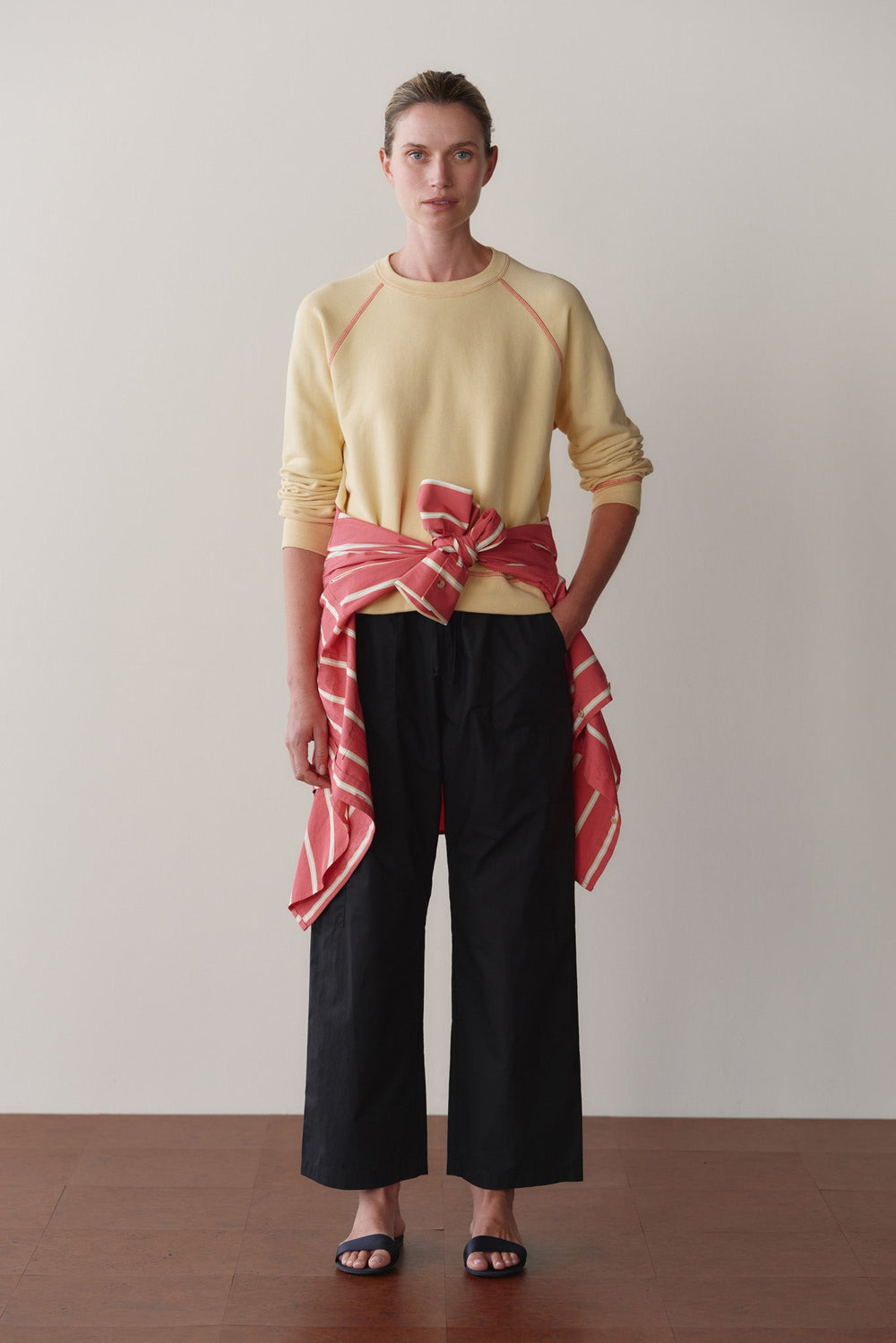 DONNI The Pop Drawstring Cargo Pant - Jet