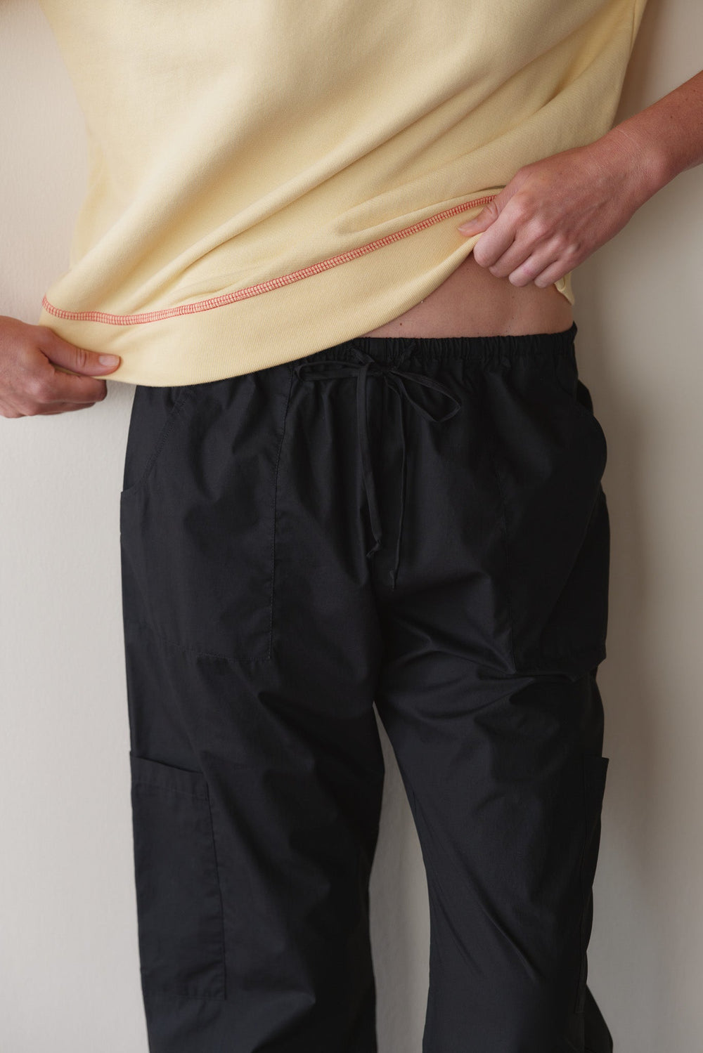 DONNI The Pop Drawstring Cargo Pant - Jet