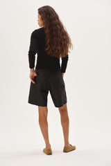 DONNI Jet Taffeta Board Short - Jet