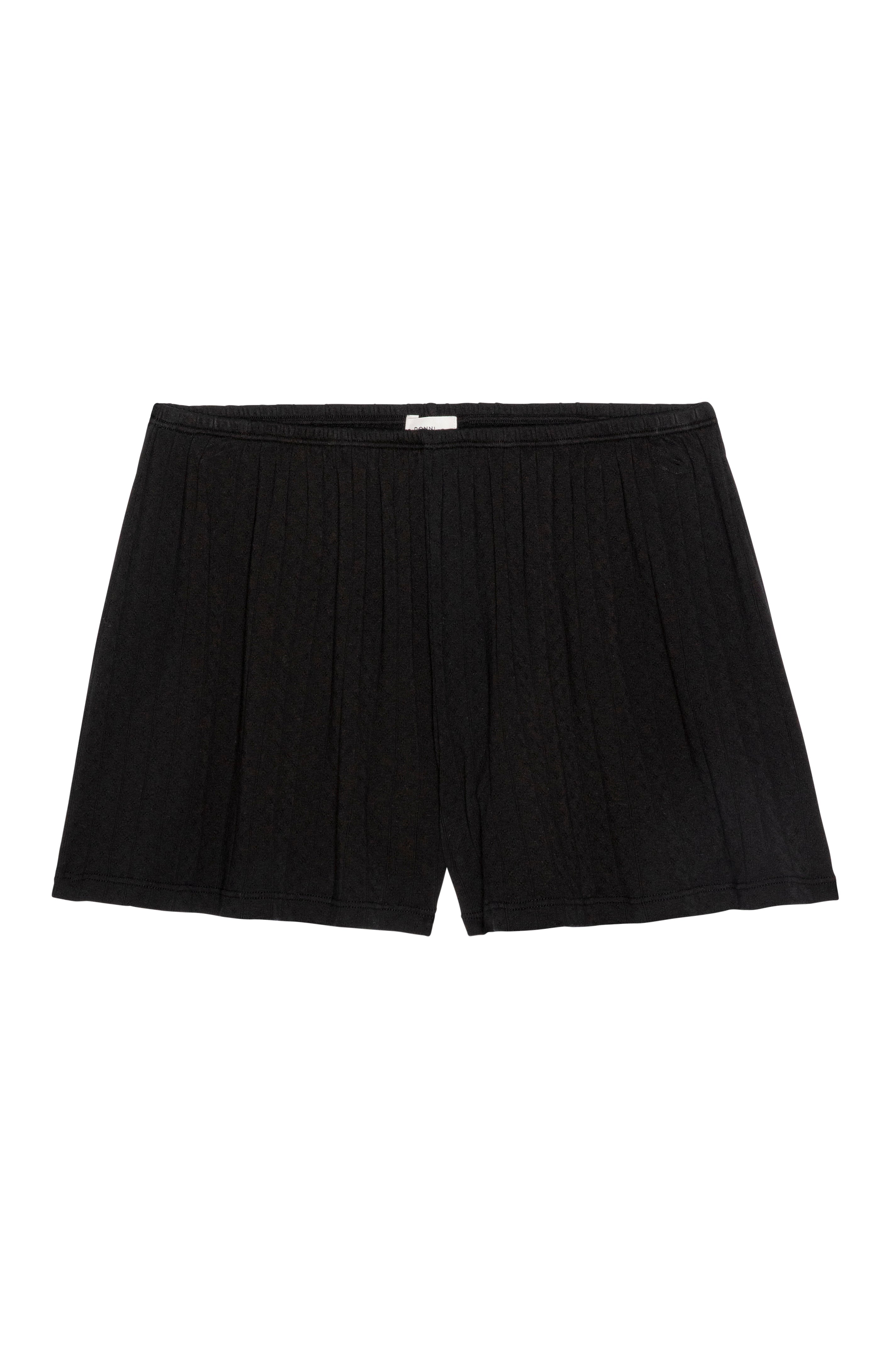 DONNI The Pointelle Tap Short - Jet