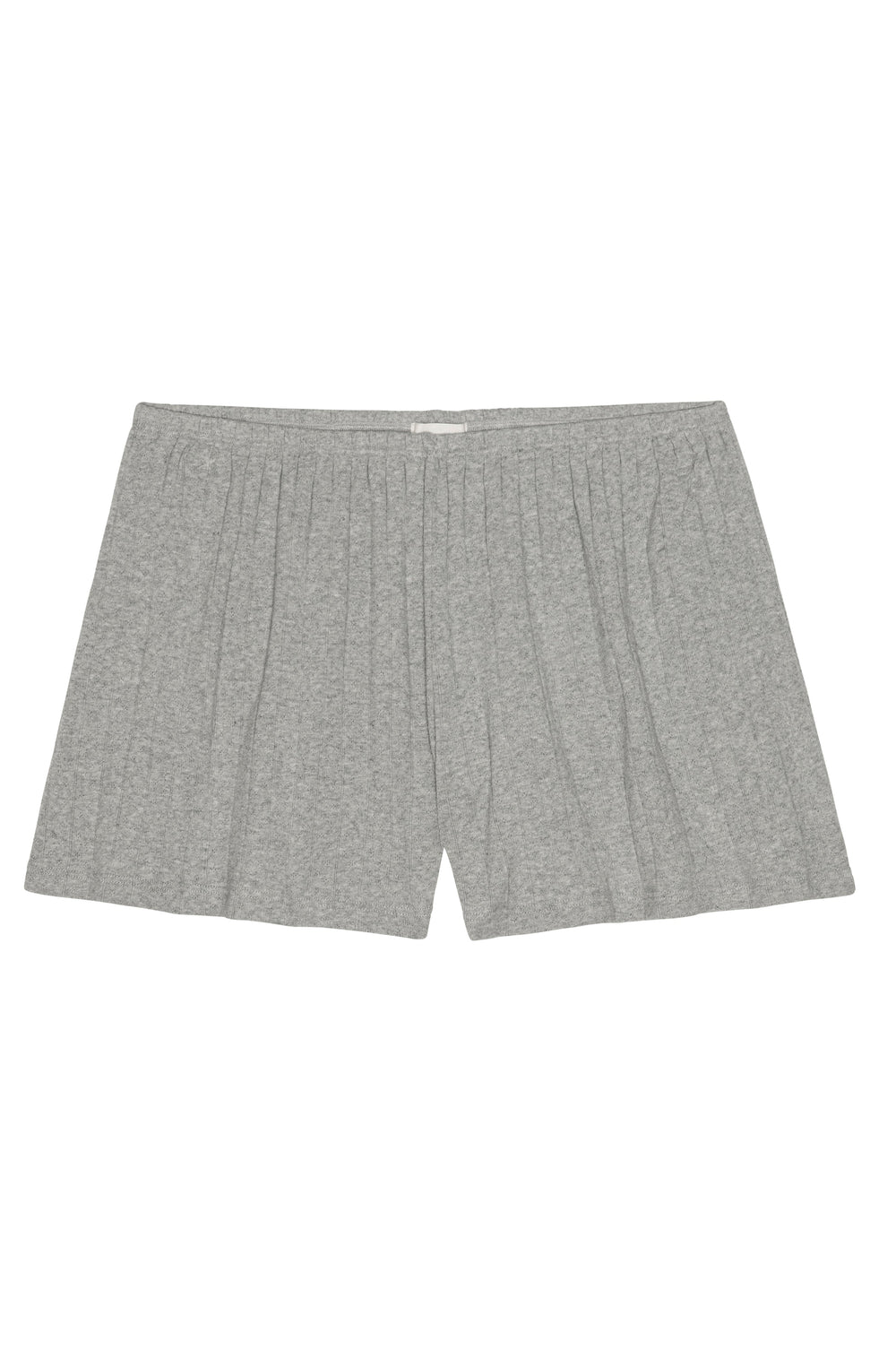 DONNI The Pointelle Tap Short - Heather Grey