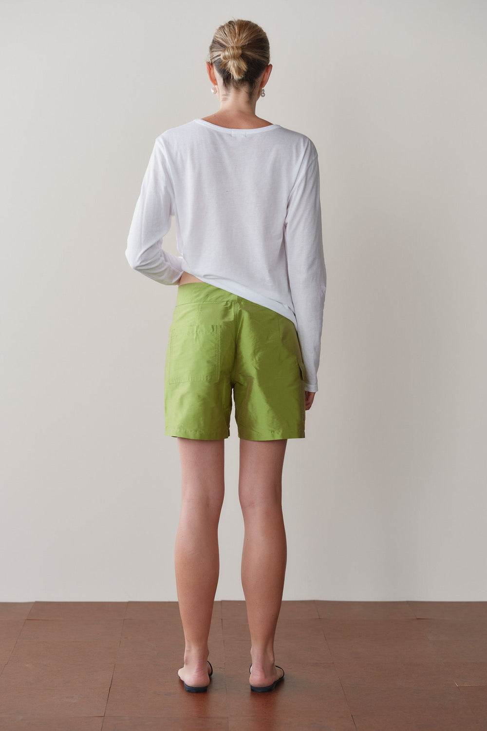 DONNI Pistachio Taffeta Board Short - Pistachio