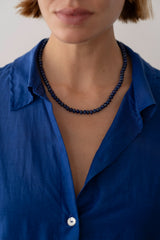 DONNI The Lapis Rondelle Necklace - Lapis