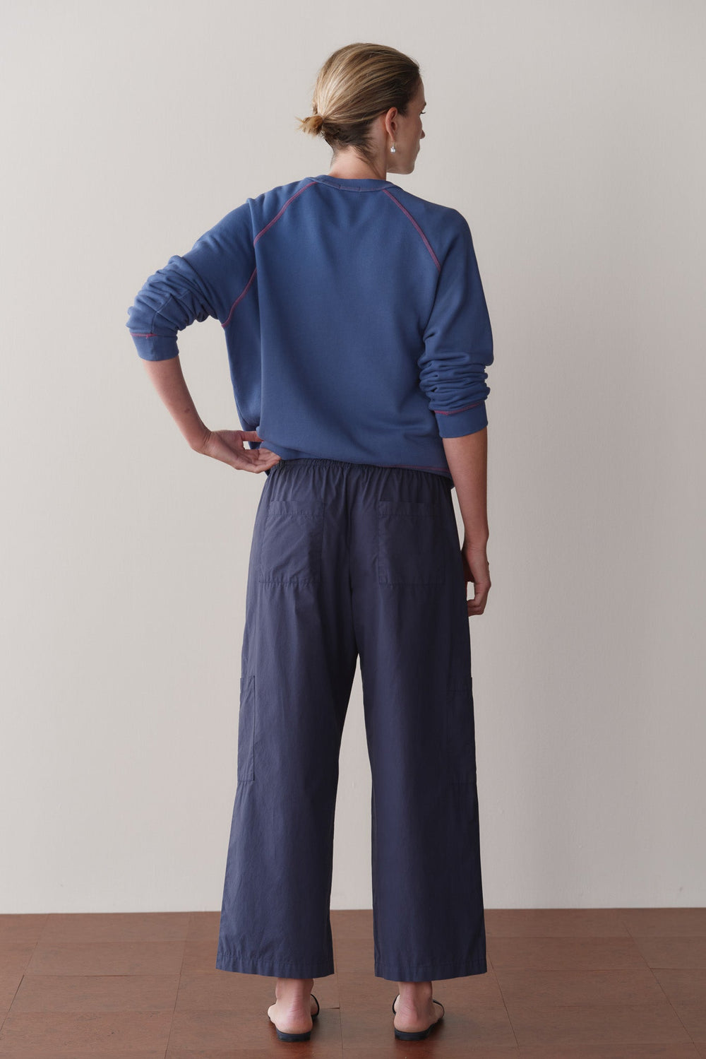 DONNI The Pop Drawstring Cargo Pant - Midnight