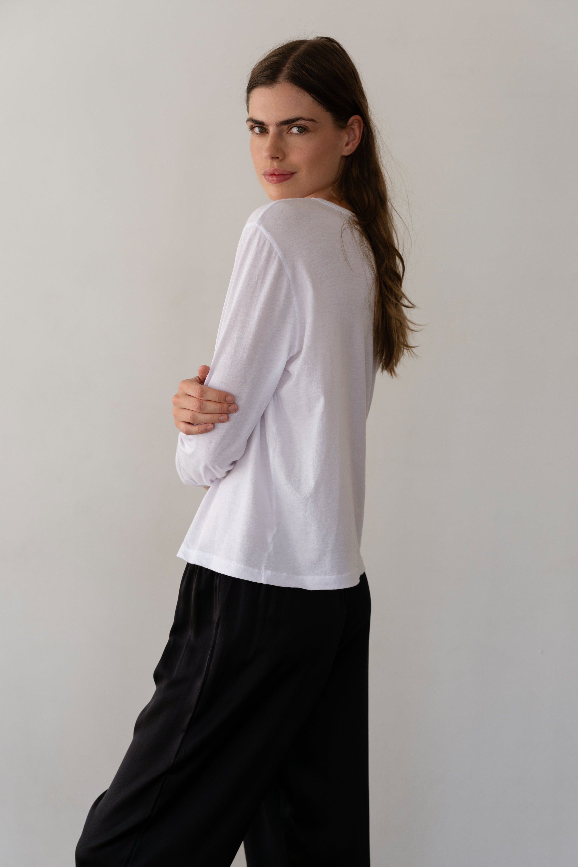 DONNI Powder Jersey Long Sleeve - Powder