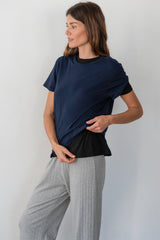 DONNI The Jersey Tee - Navy