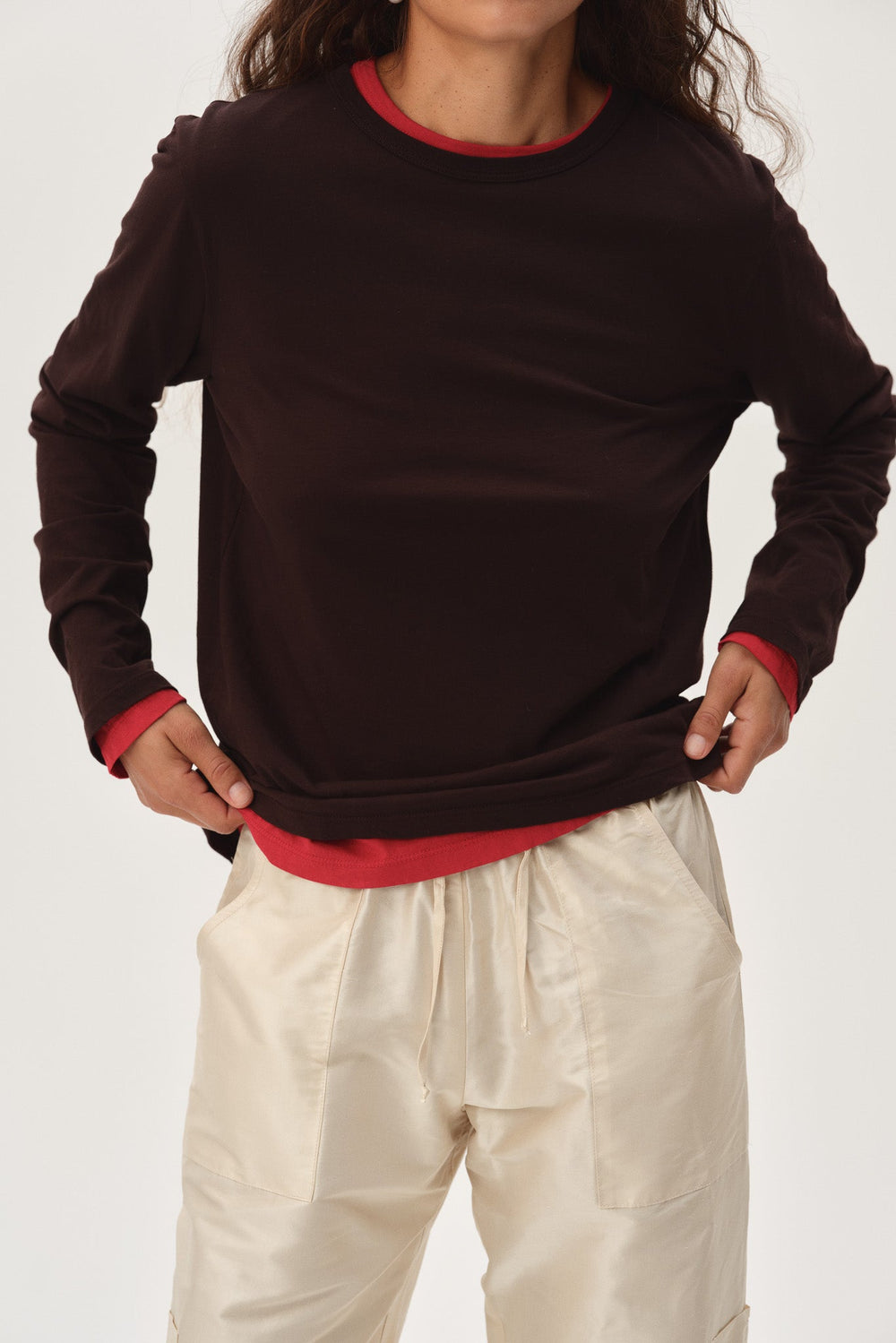 DONNI The Jersey Long Sleeve - Espresso