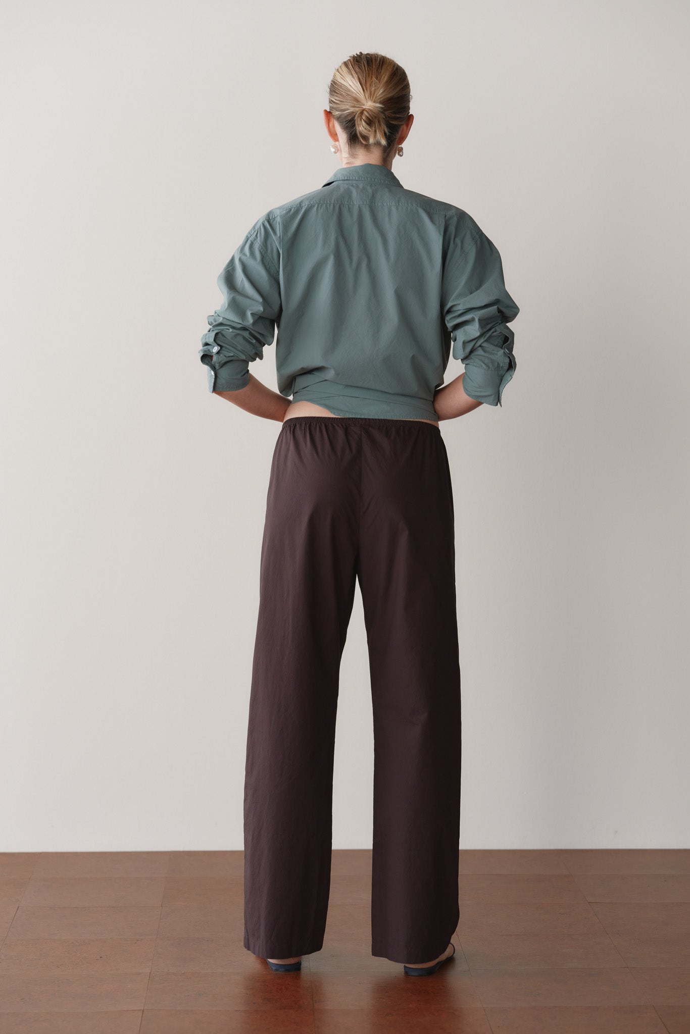 DONNI The Pop Simple Pant - Espresso