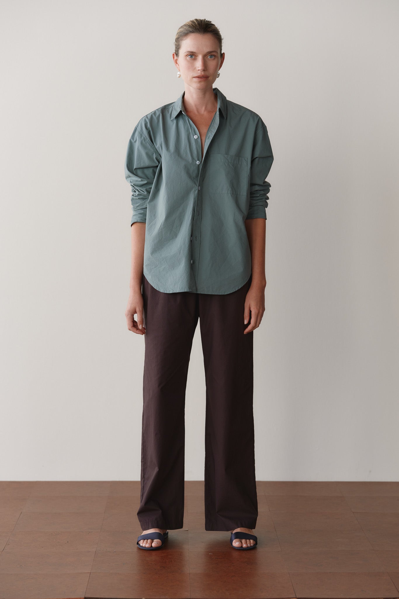 DONNI The Pop Simple Pant - Espresso