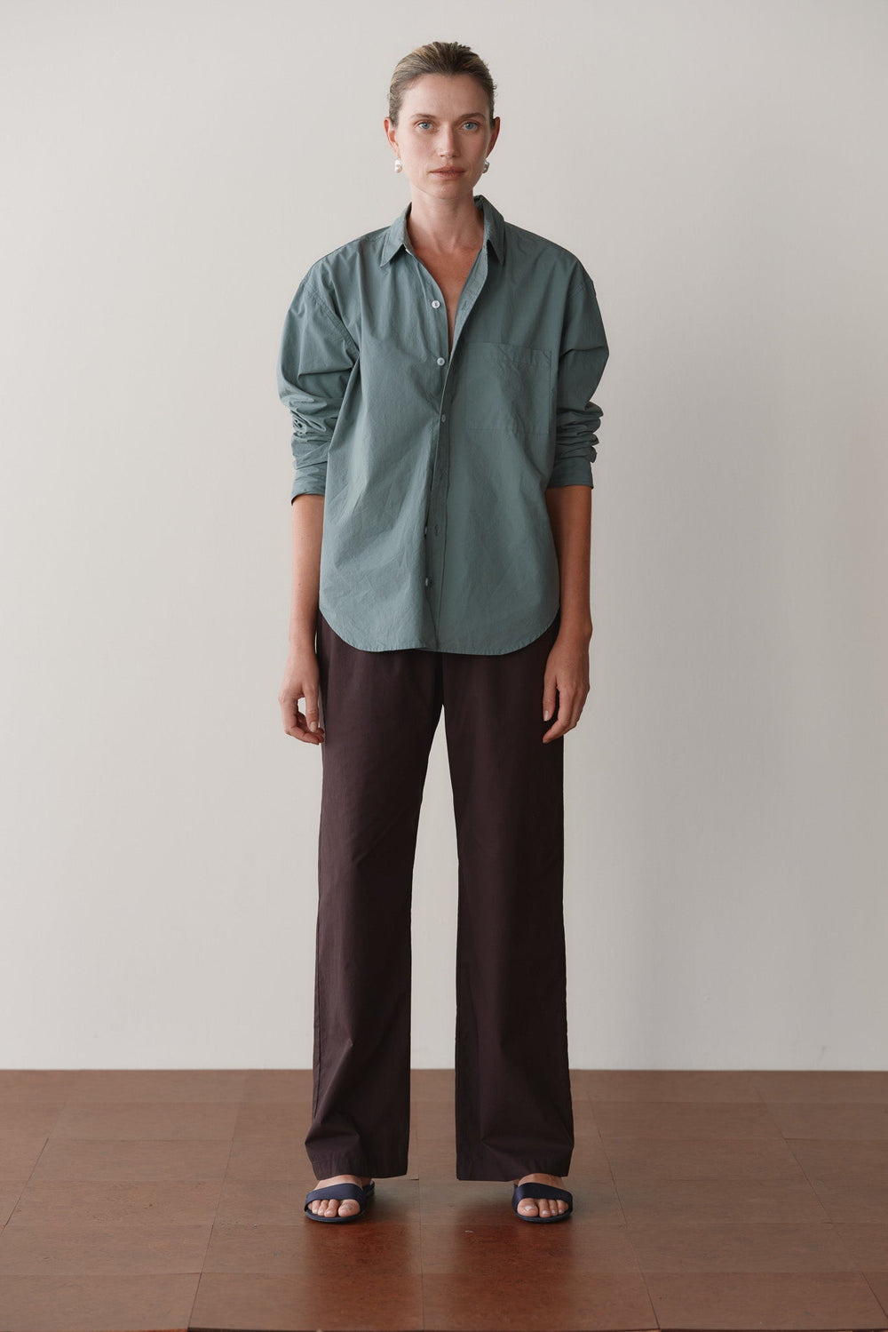 DONNI The Pop Simple Pant - Espresso