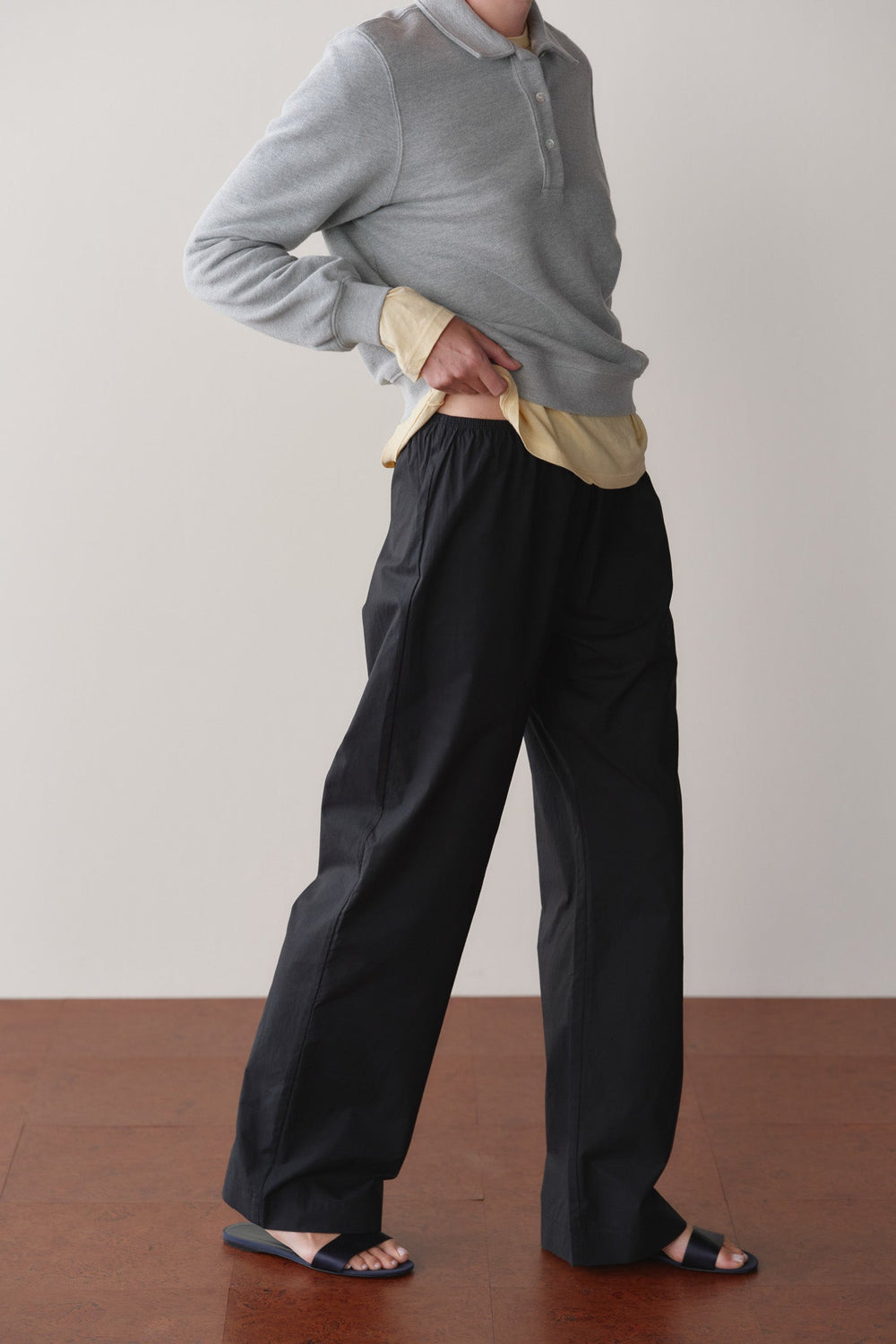DONNI The Pop Simple Pant - Jet