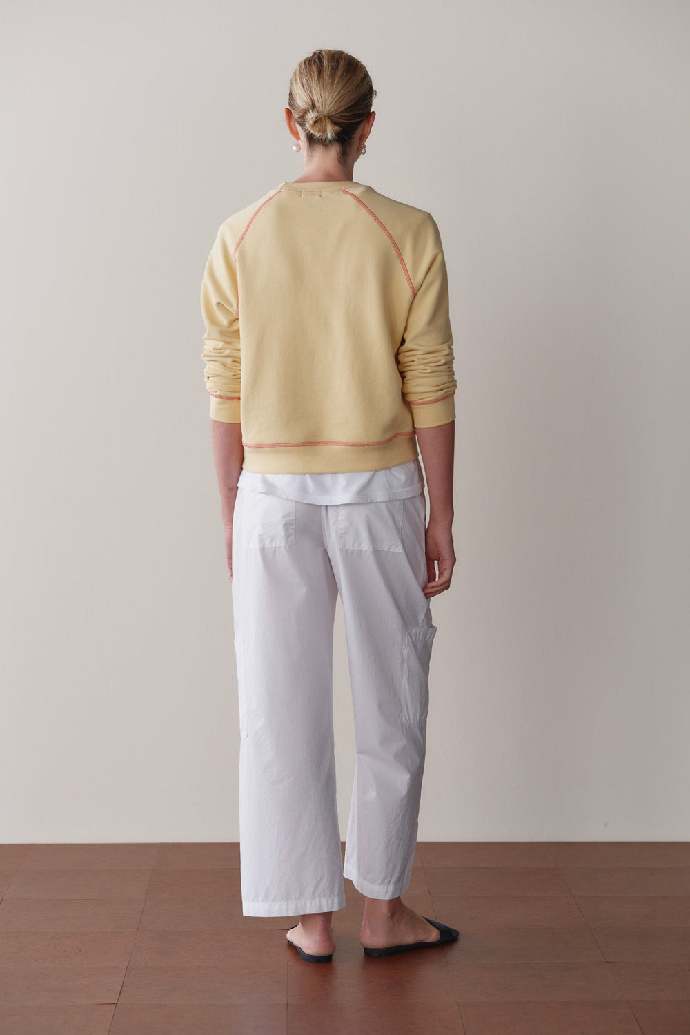 DONNI Powder Pop Drawstring Cargo Pant - Powder