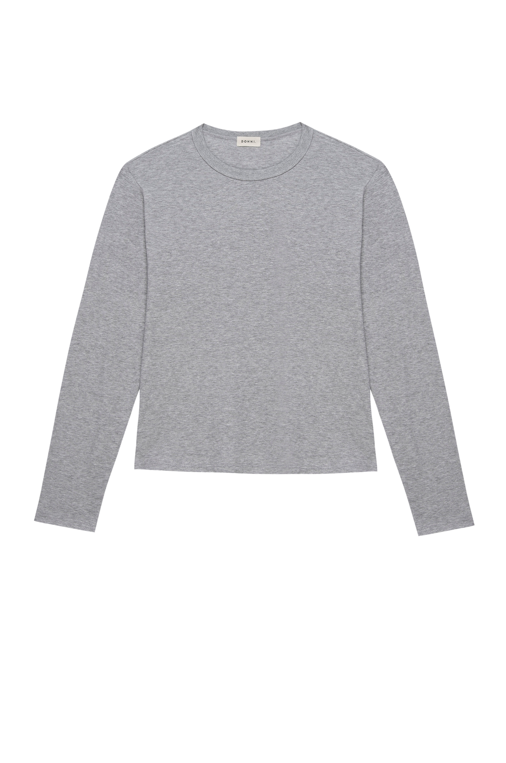 DONNI Heather Grey Jersey Long Sleeve - Heather Grey