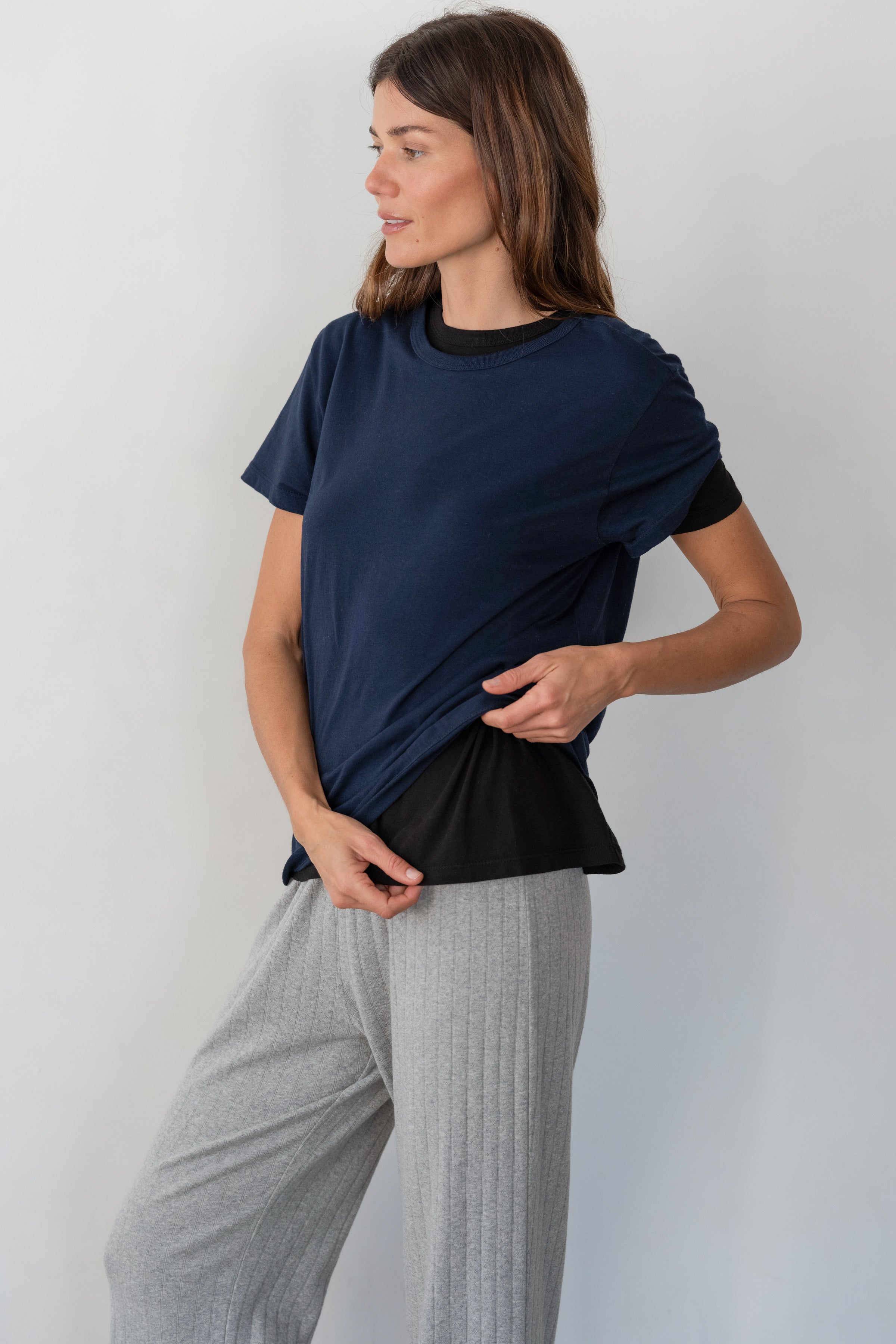 DONNI The Jersey Tee - Navy