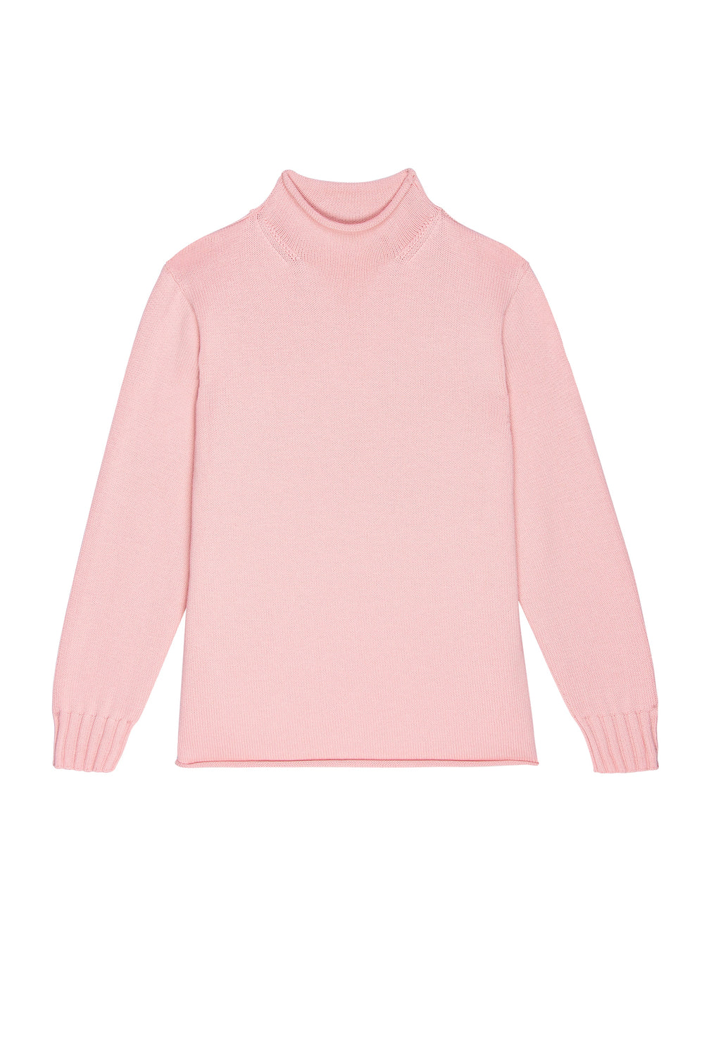 DONNI The Cotton Cashmere Roll Neck Sweater - Ballerina