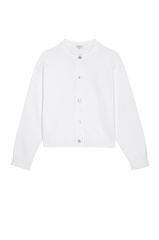 DONNI The Cotton Knit Cardigan - Powder