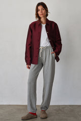 DONNI Heather Grey Eco-Terry Sweatpants - Heather Grey