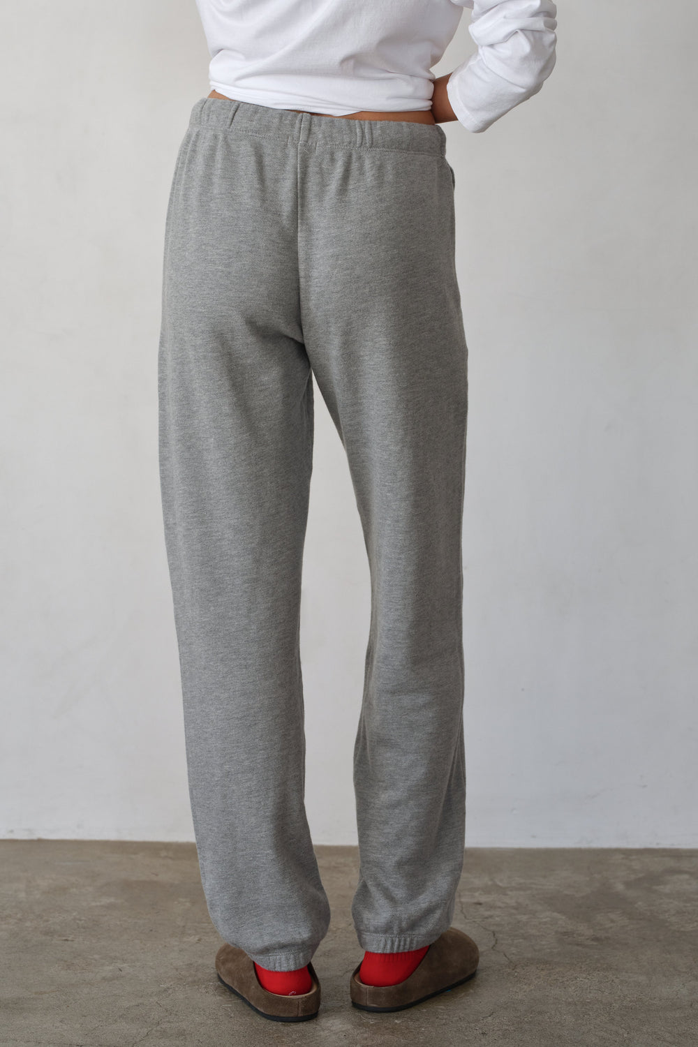 DONNI Heather Grey Eco-Terry Sweatpants - Heather Grey