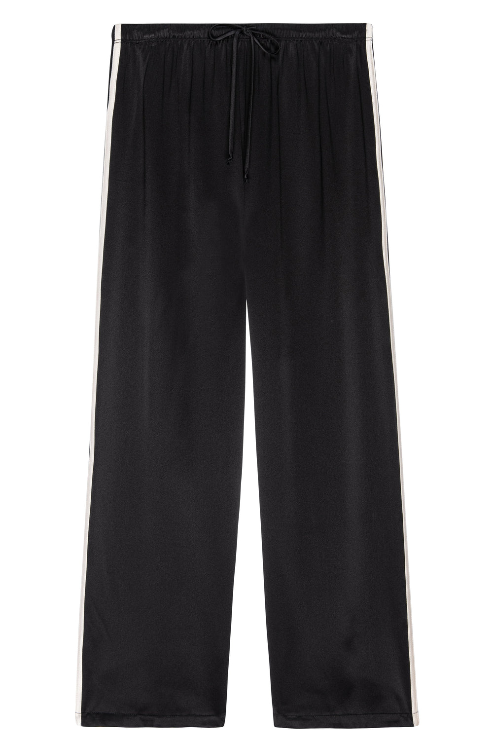 DONNI The Silk Stripe Crop Pant - Jet