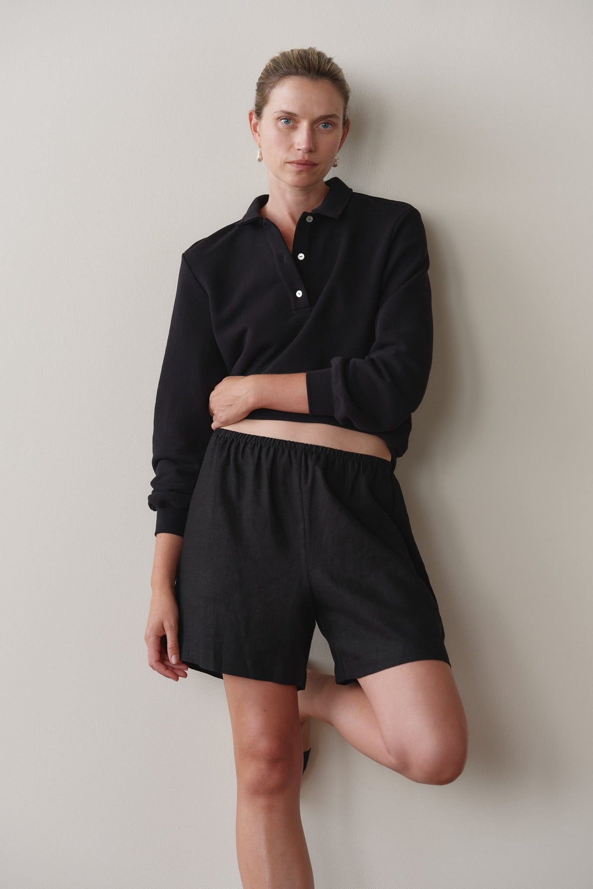 DONNI Jet Linen Short - Jet