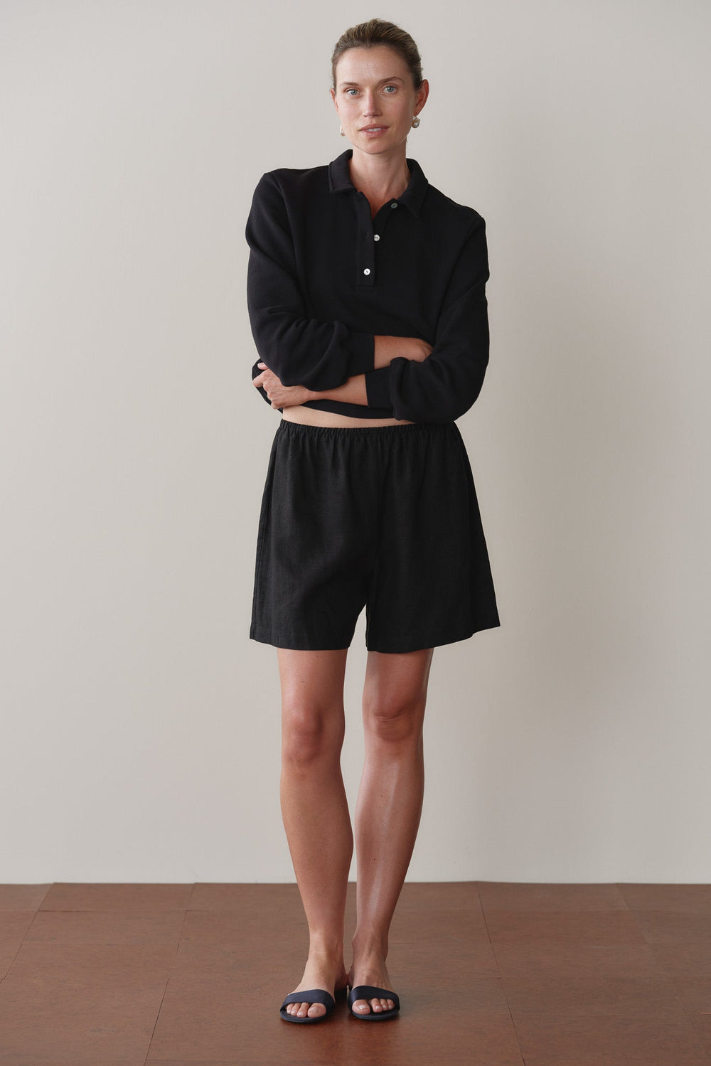 DONNI Jet Linen Short - Jet