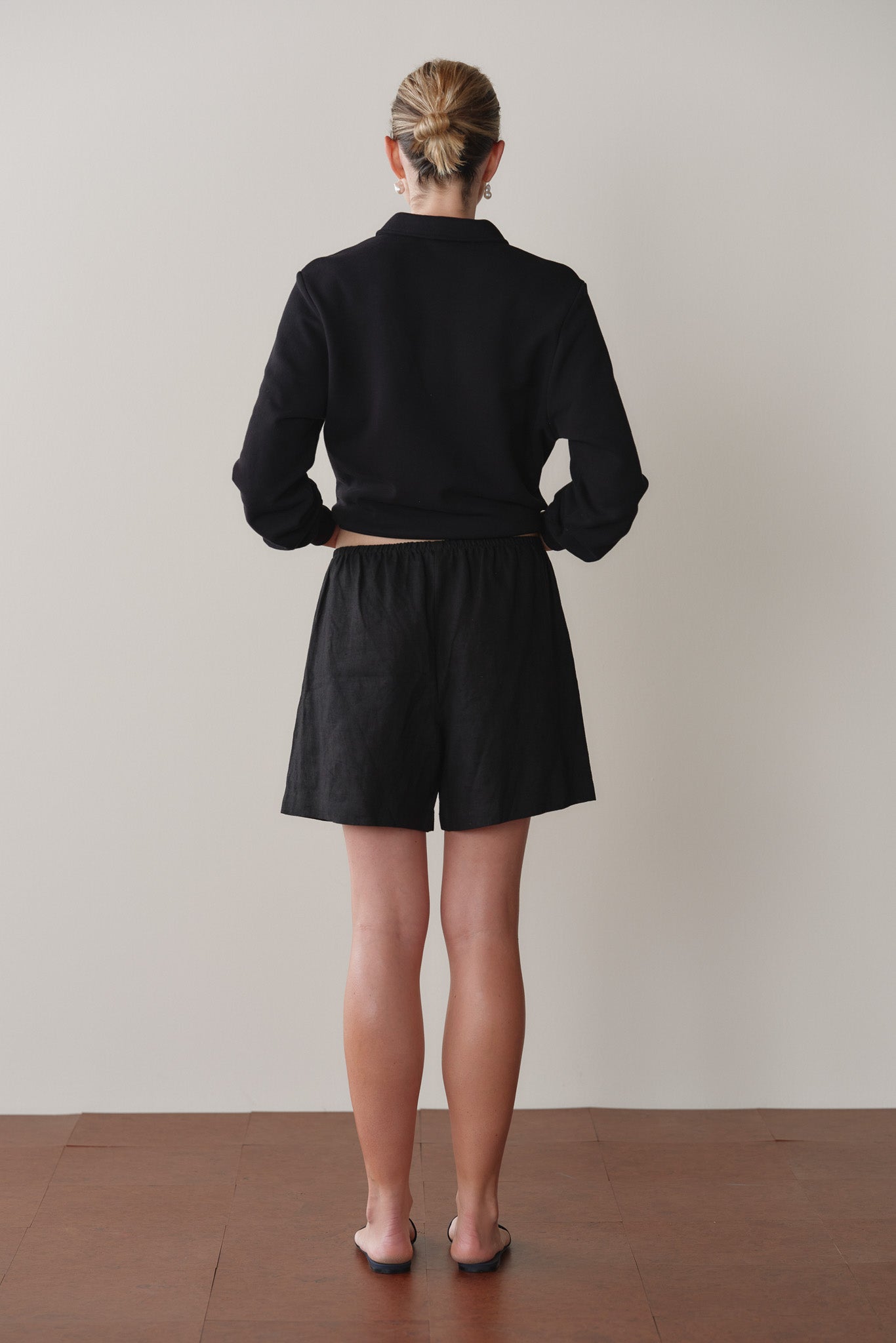 DONNI Jet Linen Short - Jet