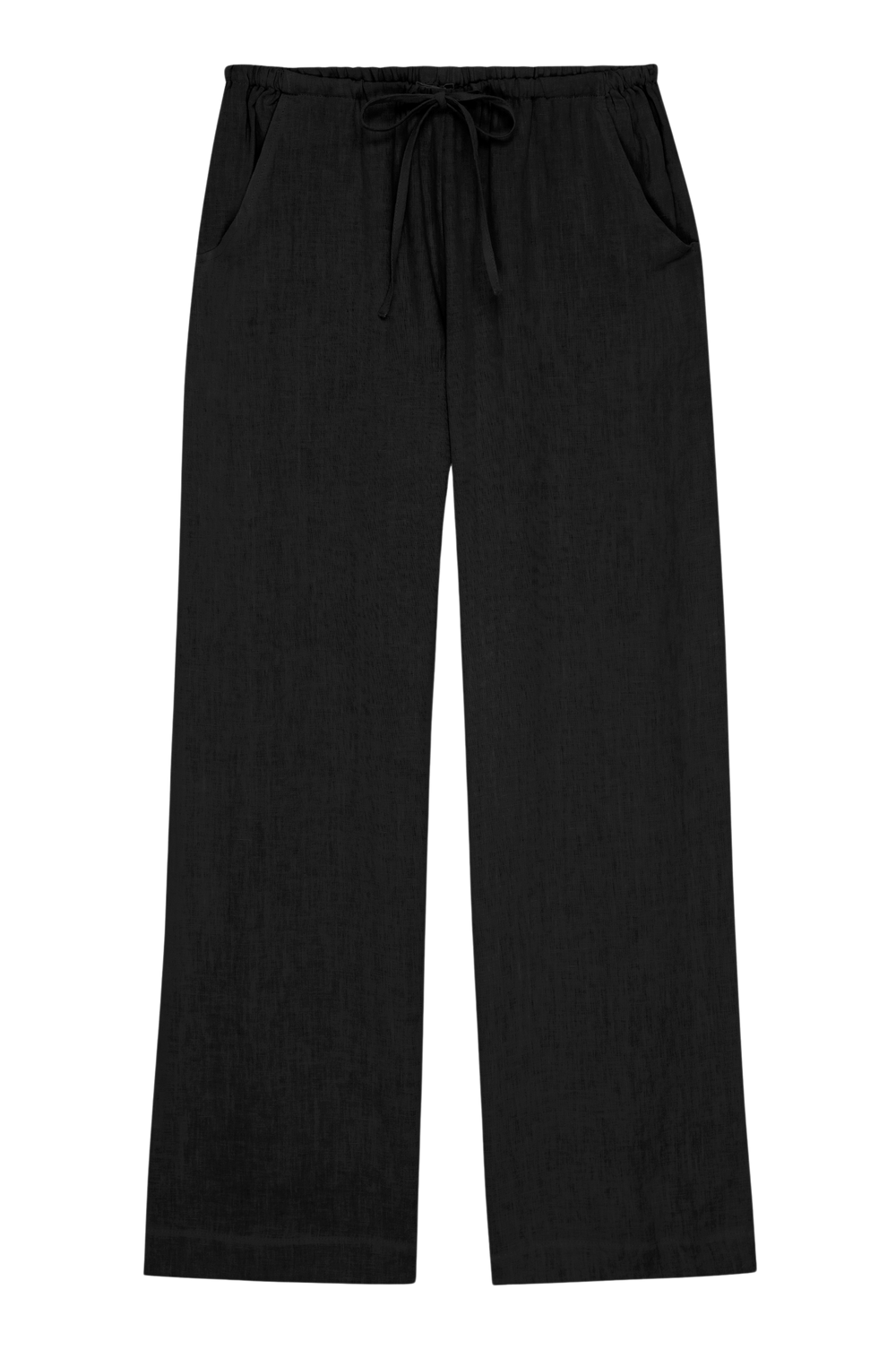 DONNI Jet Linen Drawstring Pant - Jet
