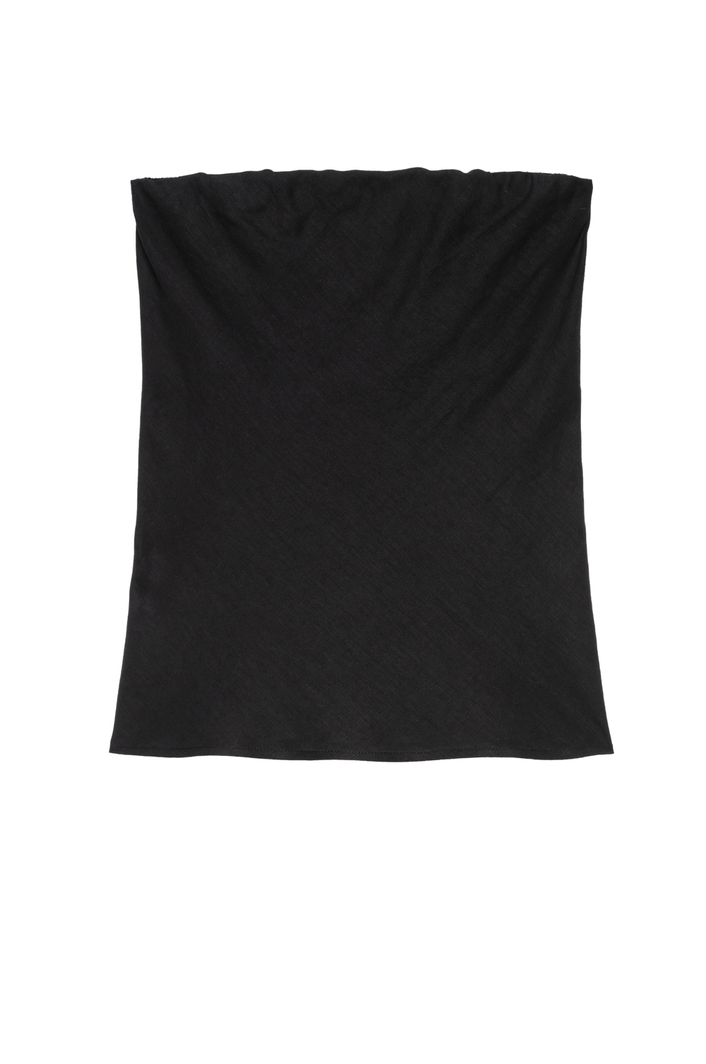 DONNI Jet Linen Tube Top - Jet