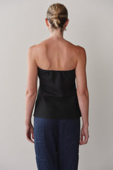 DONNI Jet Linen Tube Top - Jet