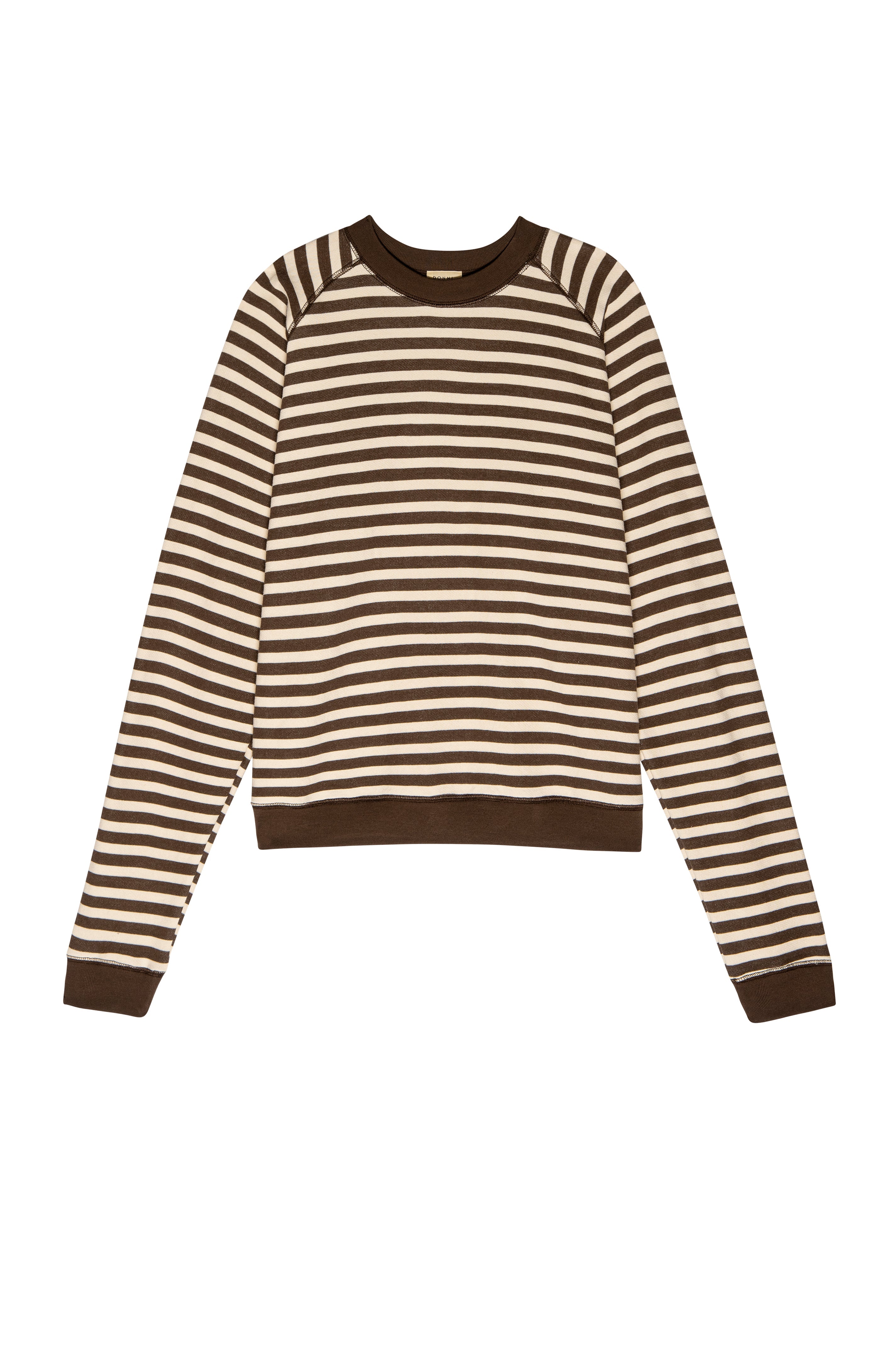DONNI The Eco-Terry Relaxed Crewneck - Espresso