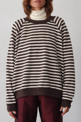 DONNI The Eco-Terry Relaxed Crewneck - Espresso