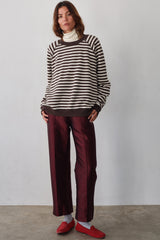 DONNI The Eco-Terry Relaxed Crewneck - Espresso