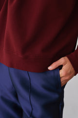 DONNI The Eco-Terry Crewneck - Oxblood